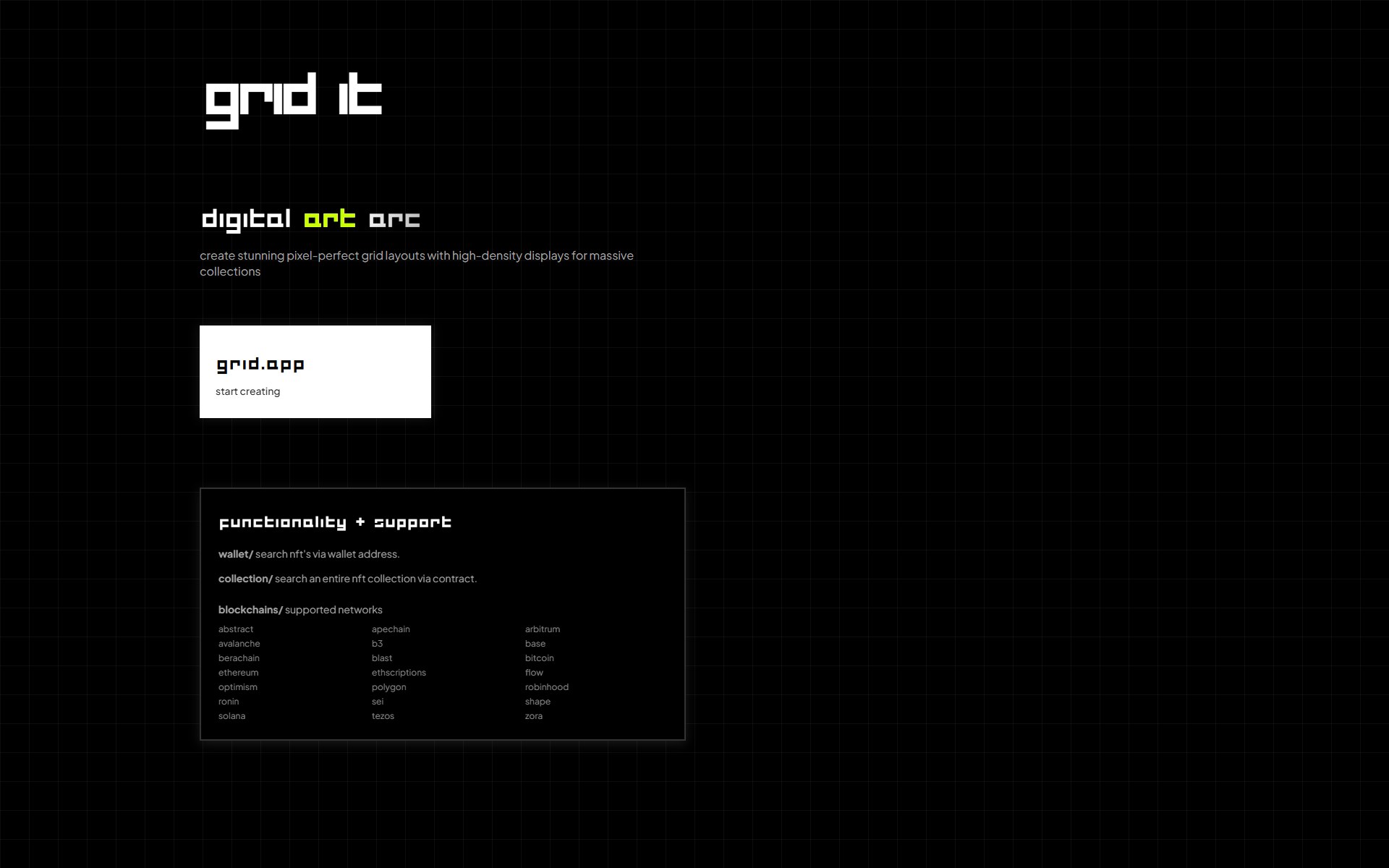 GRiDit — designed and built by Fantom Labs