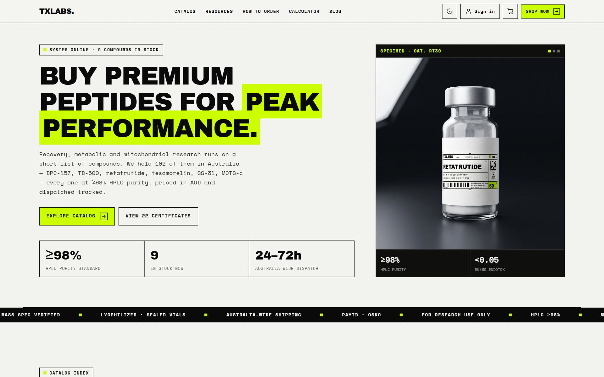 TX Labs — designed and built by Fantom Labs